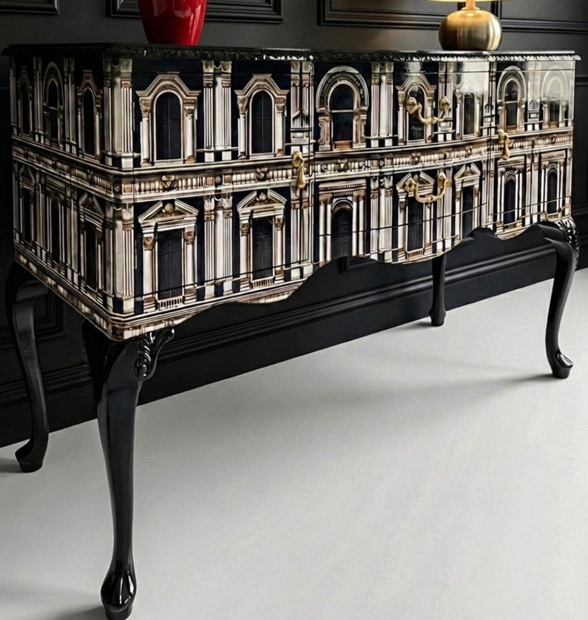 Upcycled Painted Sideboard TV unit - IL PALAZZO