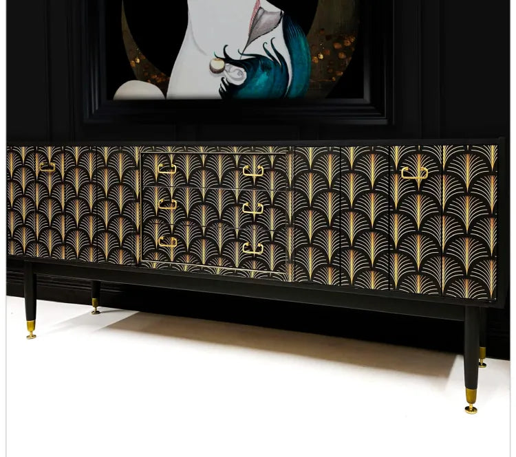 Art Deco Black Sideboard Gatsby Studio Twentyseven