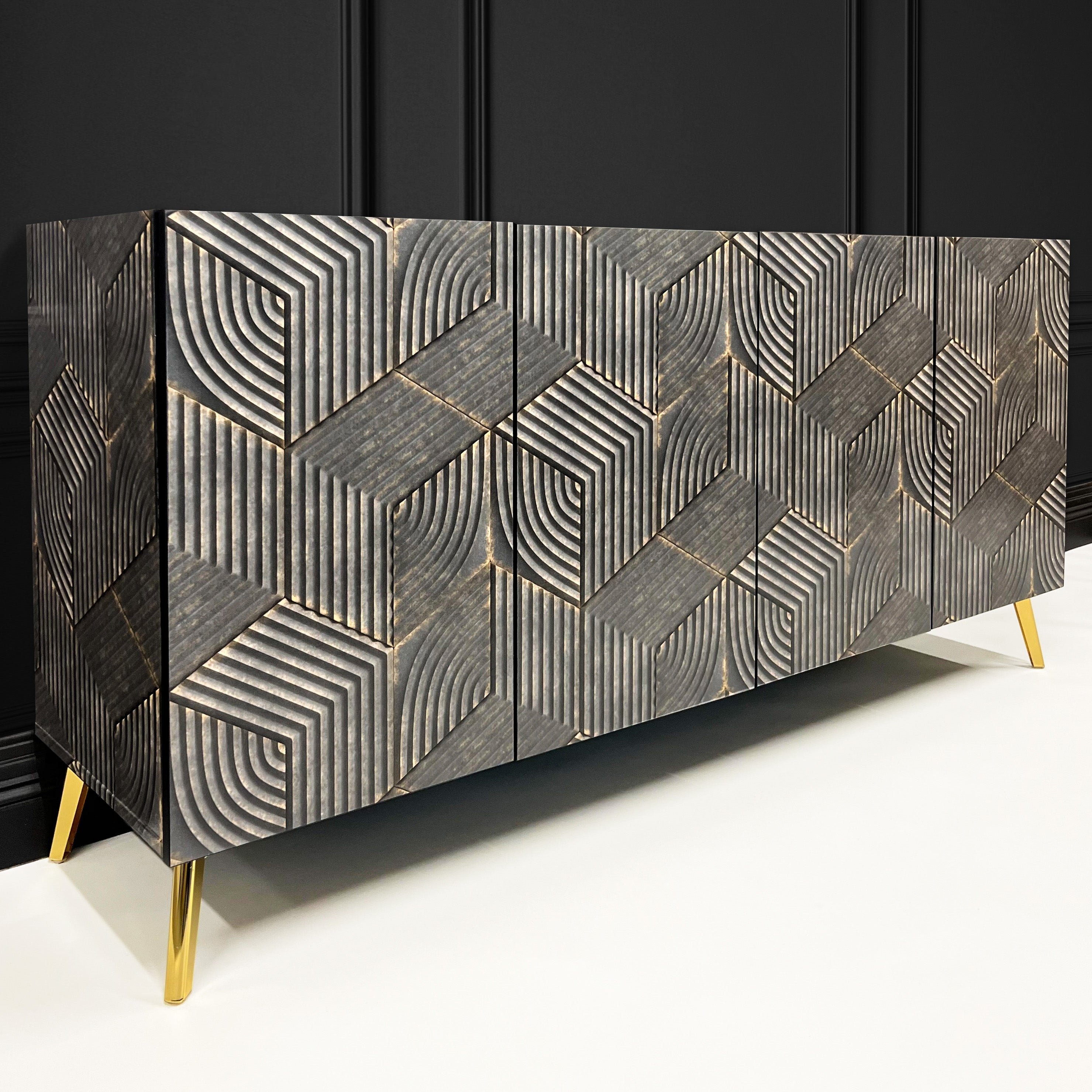 Upcycled Painted Sideboard TV unit - ARRAKIS
