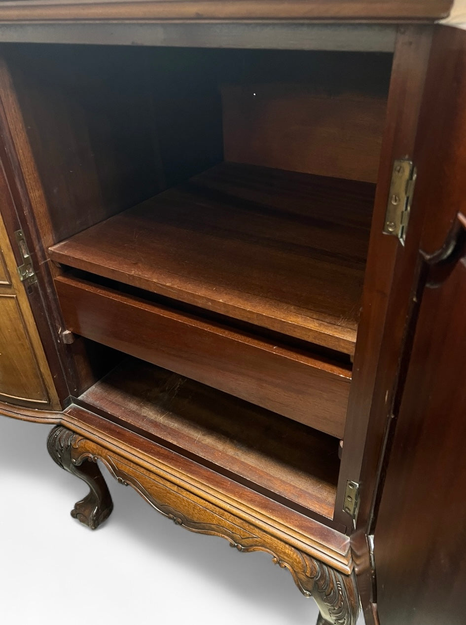 Antique Flame Mahogany Sideboard