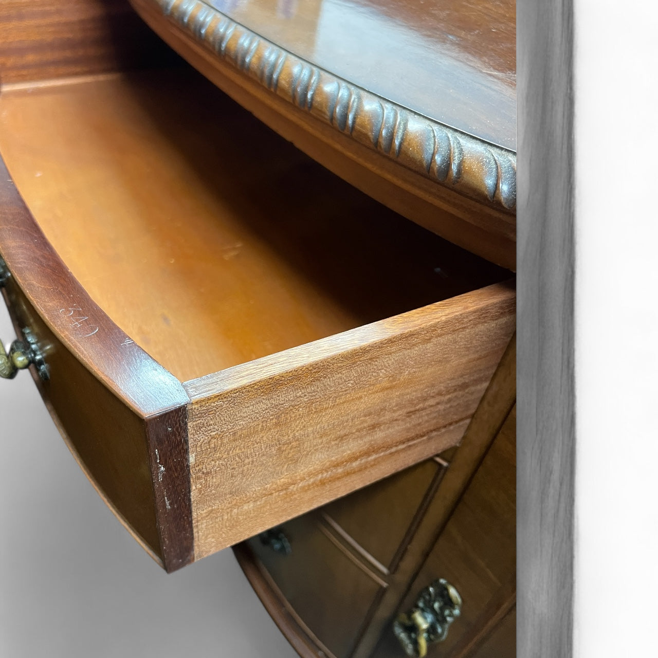 Antique Flame Mahogany Sideboard