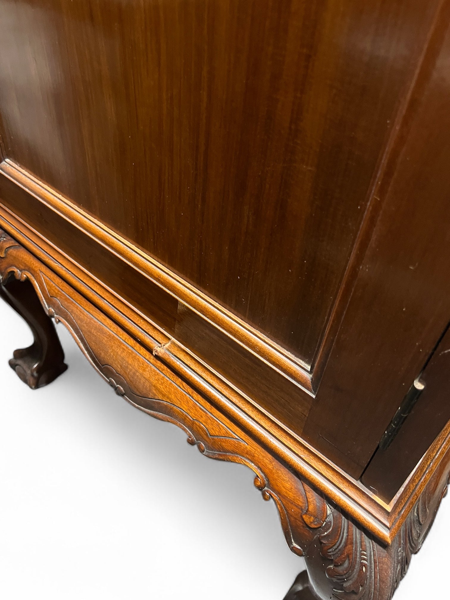 Antique Flame Mahogany Sideboard