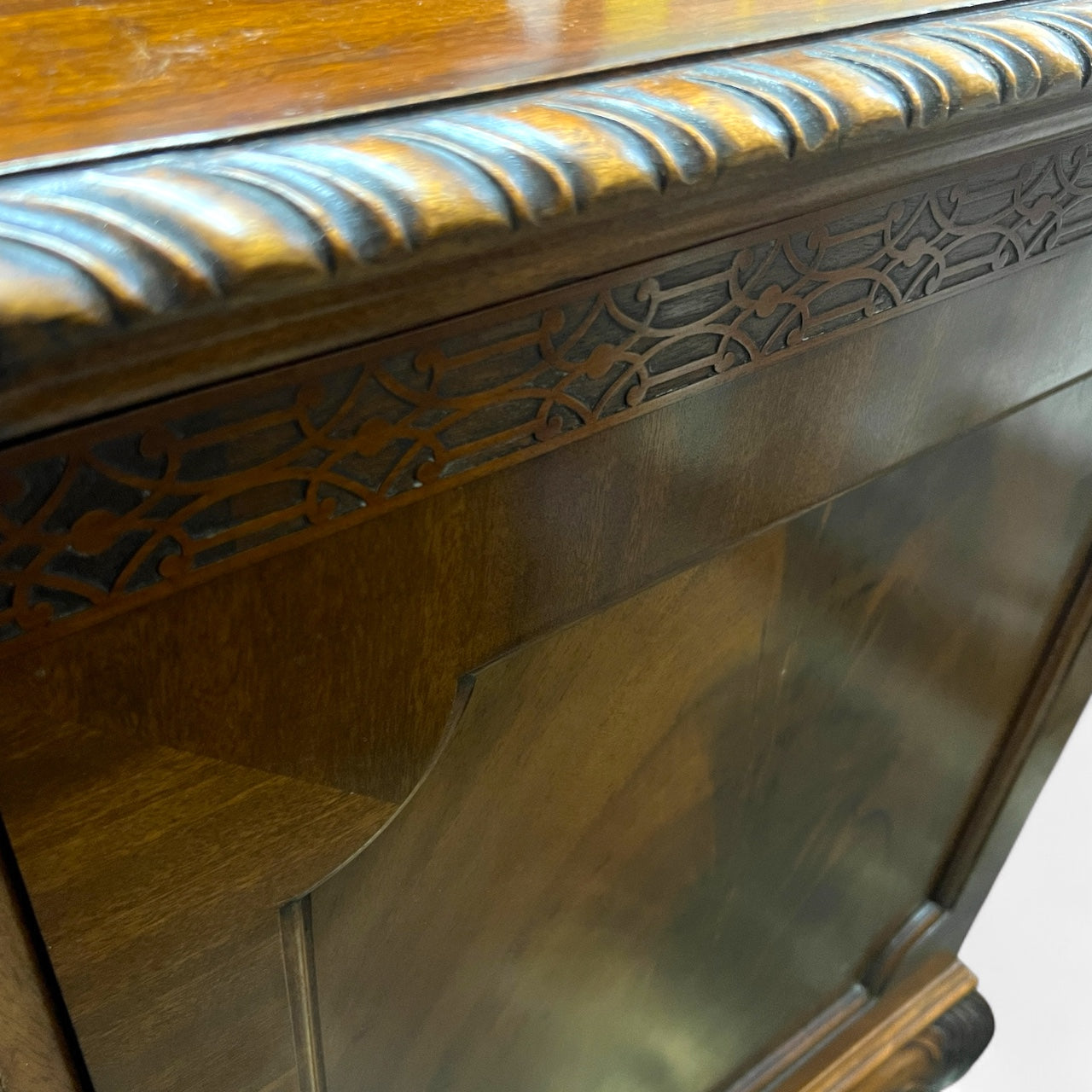 Antique Flame Mahogany Sideboard