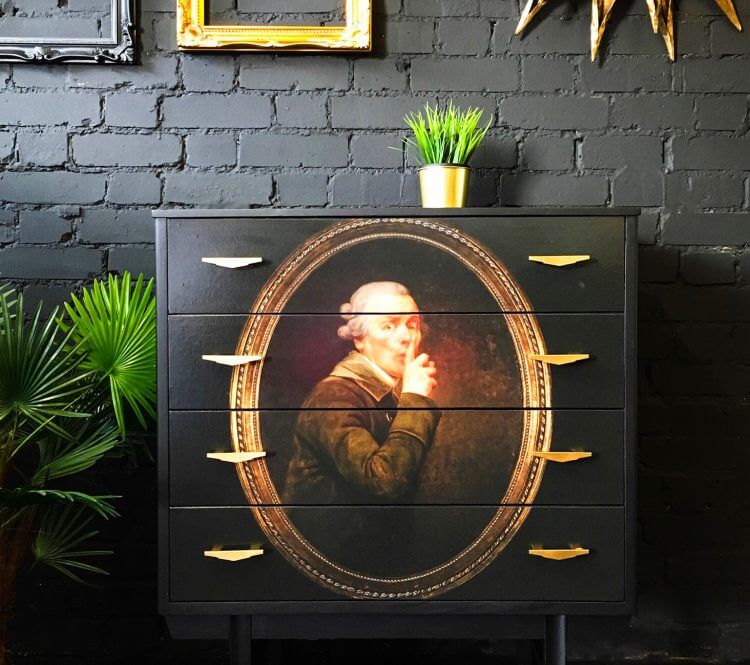 Upcycled Vintage Chest Of Drawers - Ducreaux Upcycled Cabinet
