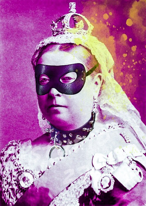Queen Victoria Funny Art