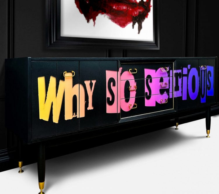 Upcycled Retro Sideboard The Joker