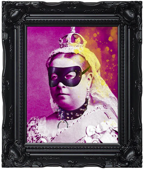 Queen Victoria Funny Art