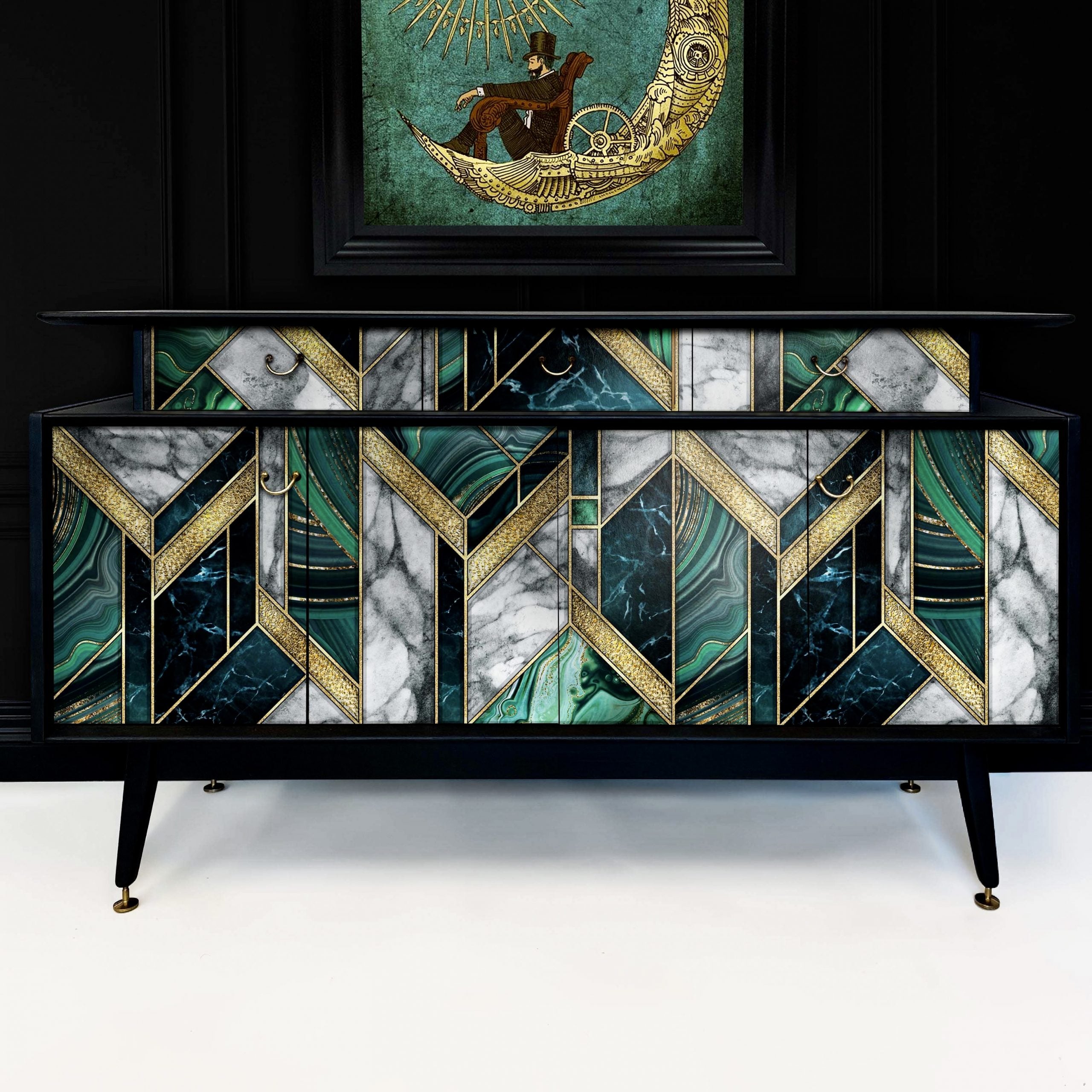 Art Deco Sideboard Green Gatsby Studio Twentyseven