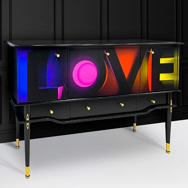 Upcycled Sideboard in Glow