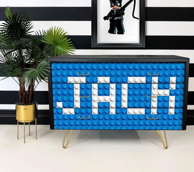 Children’s Furniture – Personalised LEGO Sideboard