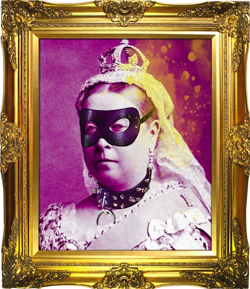 Queen Victoria Funny Art