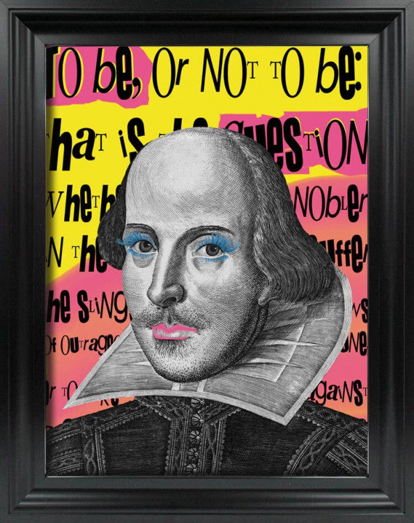 Shakespeare Punk Pop Art Print